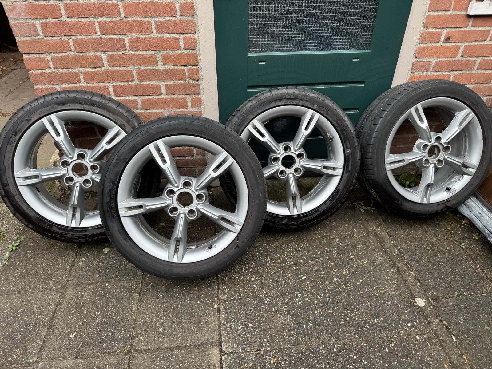velgen & NIEUWE banden 5x112 17inch seat Volkswagen vag, Auto-onderdelen, Banden en Velgen, Gebruikt, Banden en Velgen, 17 inch