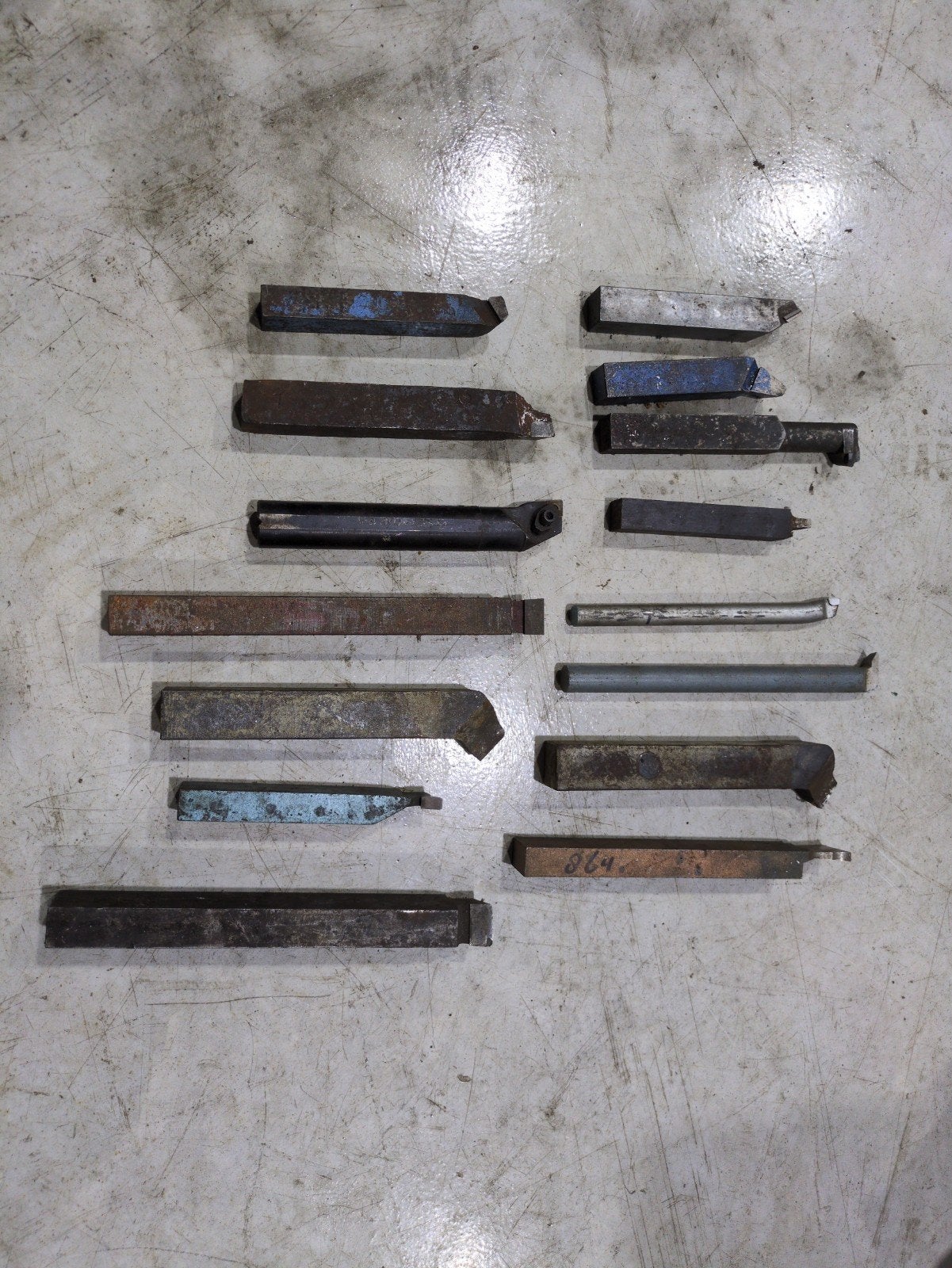 Diverse set draaibeitels voor metaalbewerking, Ophalen of Verzenden, Gebruikt