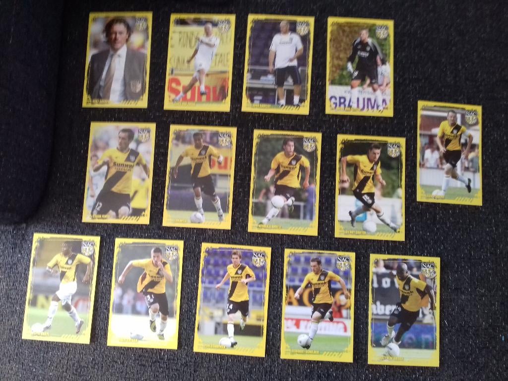 Set spelerskaarten van NAC Breda, Verzamelen, Ophalen of Verzenden, Nieuw, NAC Breda, Spelerskaart