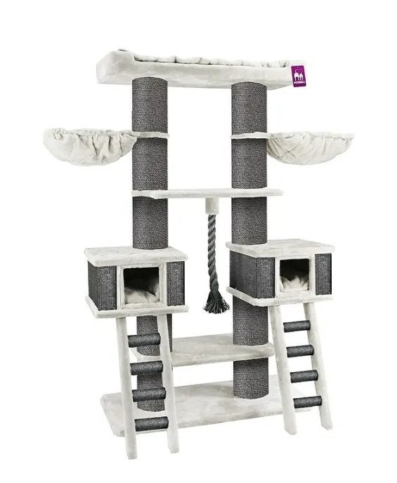 Krabmeubel van Petrebels-de Ragdoll 200 crѐme + pepper sisal, Dieren en Toebehoren, Krabmeubelen, Ophalen, Zo goed als nieuw, Krabpaal
