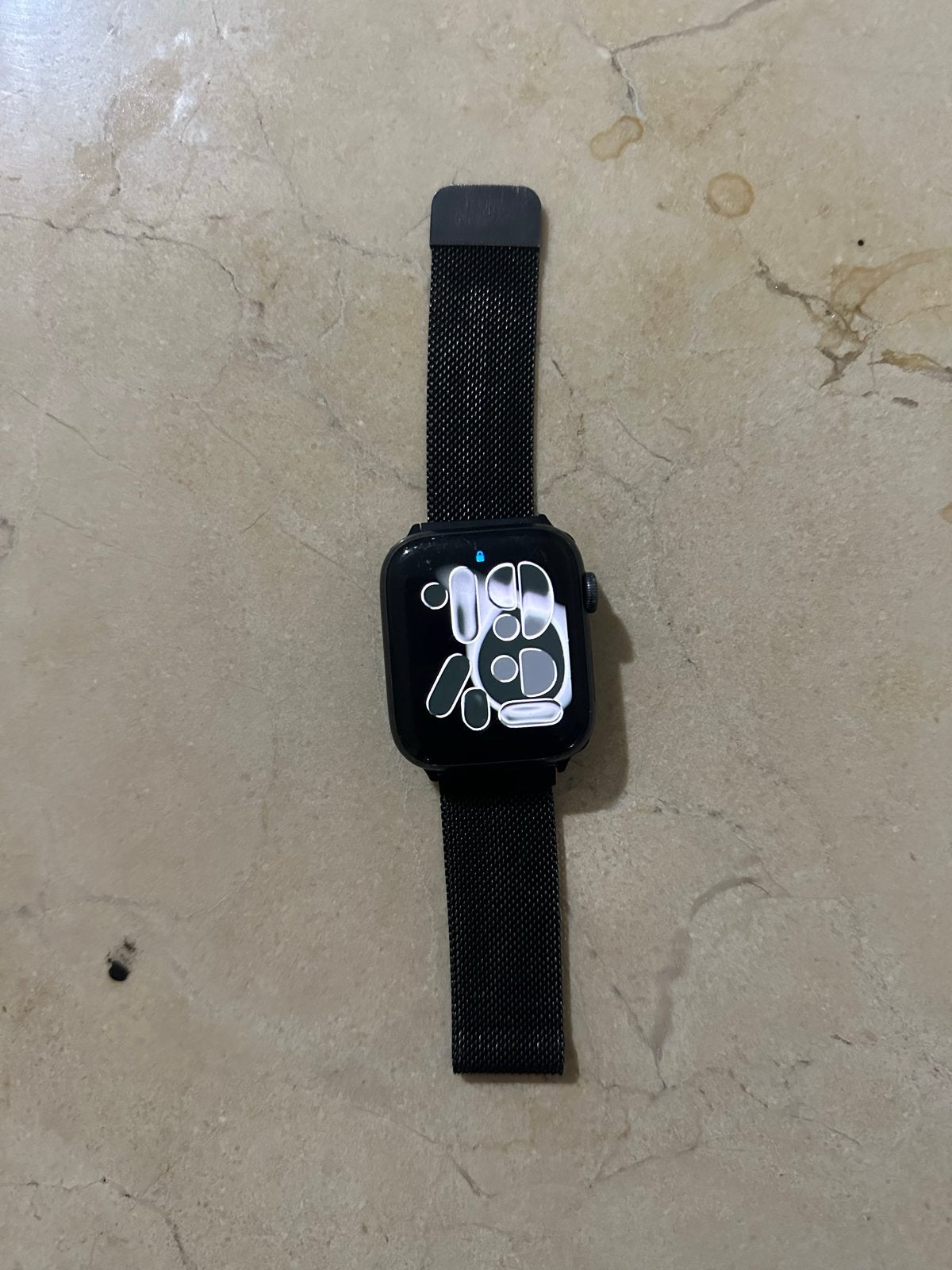 Apple Watch Series 6 44mm Zwart – Compleet & in nette staat, Ophalen, Zwart, IOS, Zo goed als nieuw