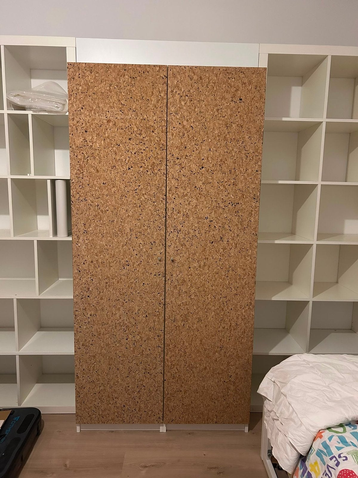 Kirkenes IKEA PAX kast met iconische kurkdeuren (100x200cm), Ophalen, Overige materialen, Gebruikt, 50 tot 100 cm