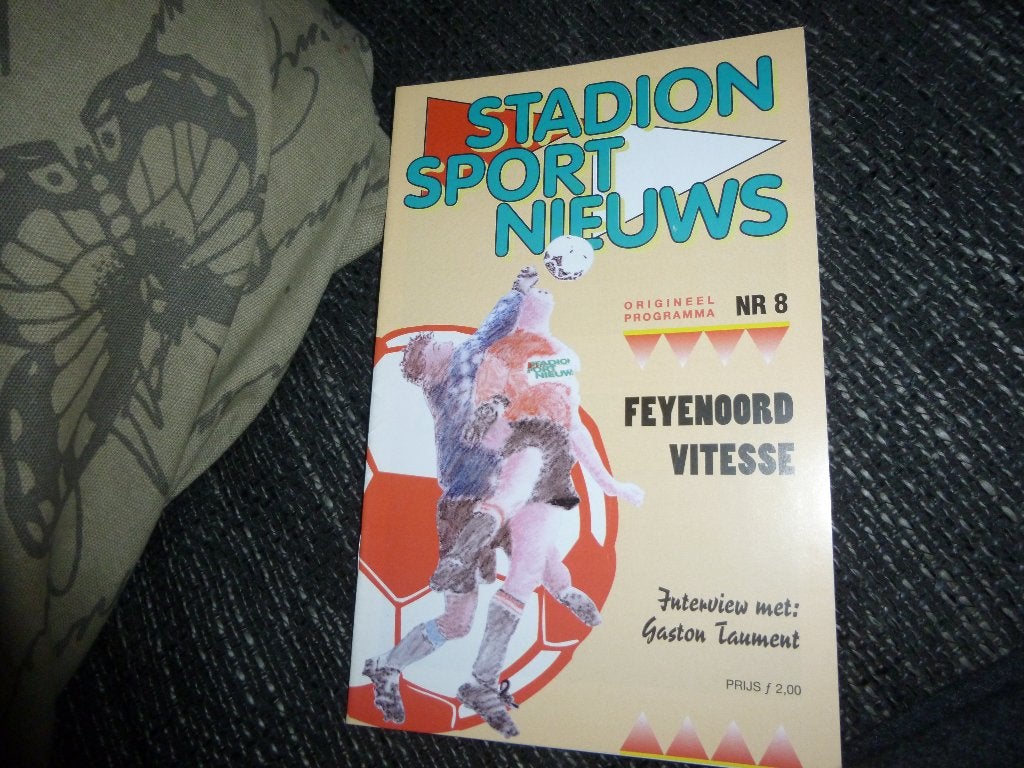 Feyenoord-Vitesse thuis, Verzenden, Zo goed als nieuw, Feyenoord, Overige typen