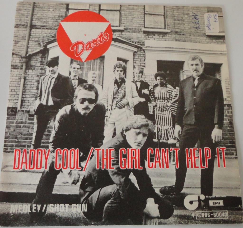 Darts > Daddy Cool /The girl can't help it, Gebruikt, 7 inch, Single, Ophalen of Verzenden