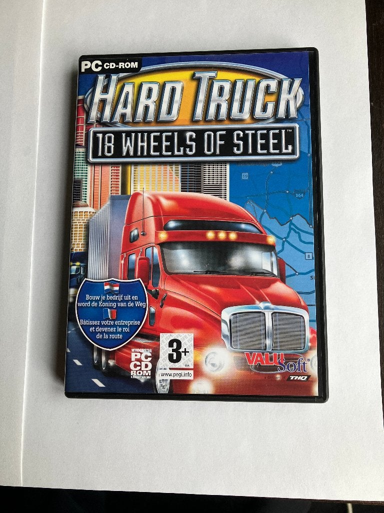 hard truck 18 wheels of steel simulator pc game, 1 speler, Ophalen of Verzenden, Zo goed als nieuw, Vanaf 3 jaar