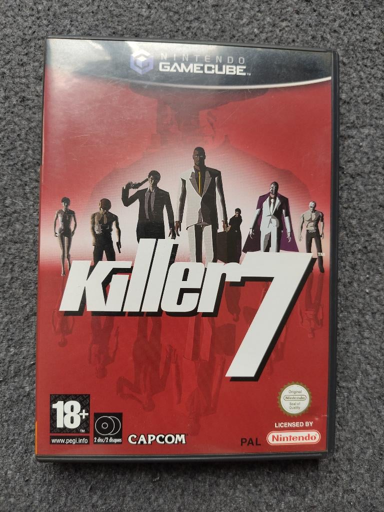 Killer7 Gamecube game, Spelcomputers en Games, Games | Nintendo GameCube, Gebruikt, Avontuur en Actie, 1 speler, Vanaf 18 jaar