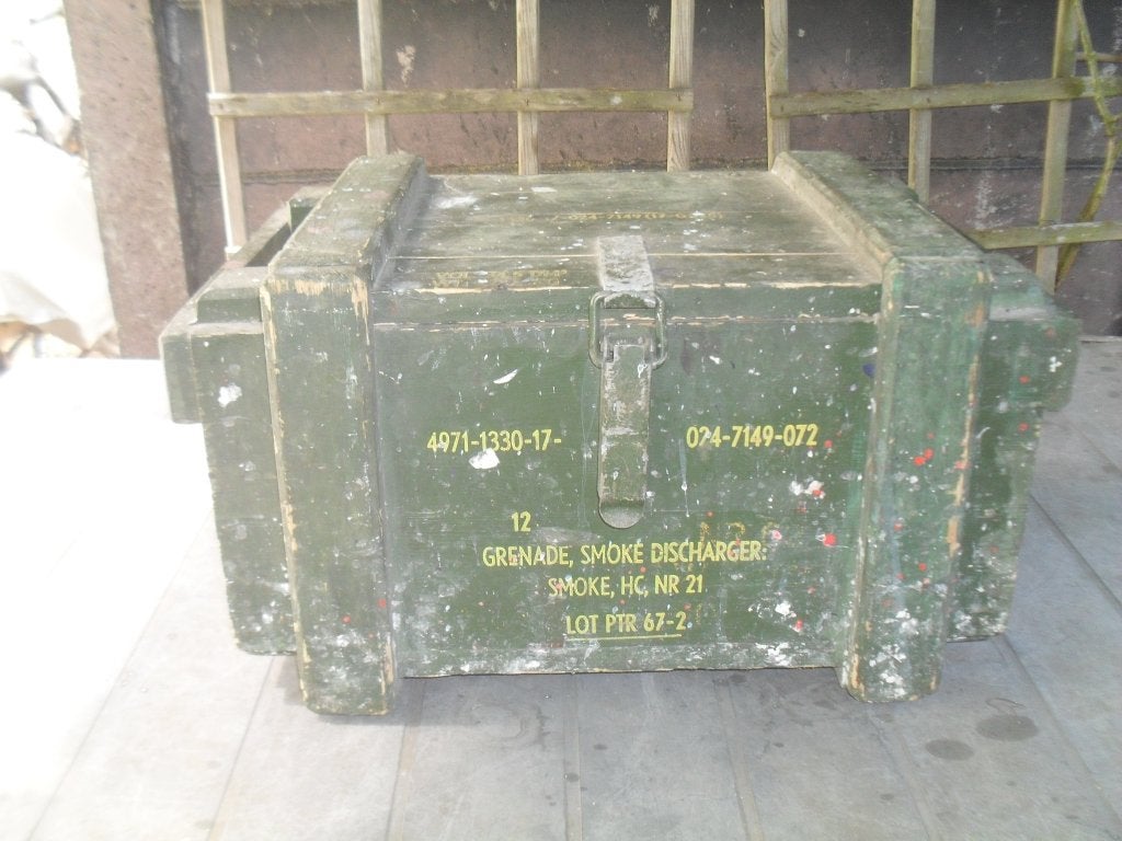 Legerkist, Ophalen, Landmacht, Overige gebieden, Kist of Geocache