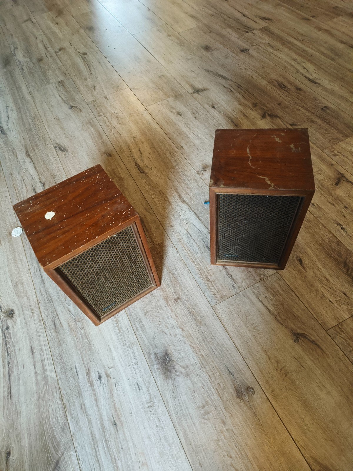 Vintage Sony Boekenplank Luidsprekers, Ophalen, Gebruikt, Sony, Minder dan 60 watt
