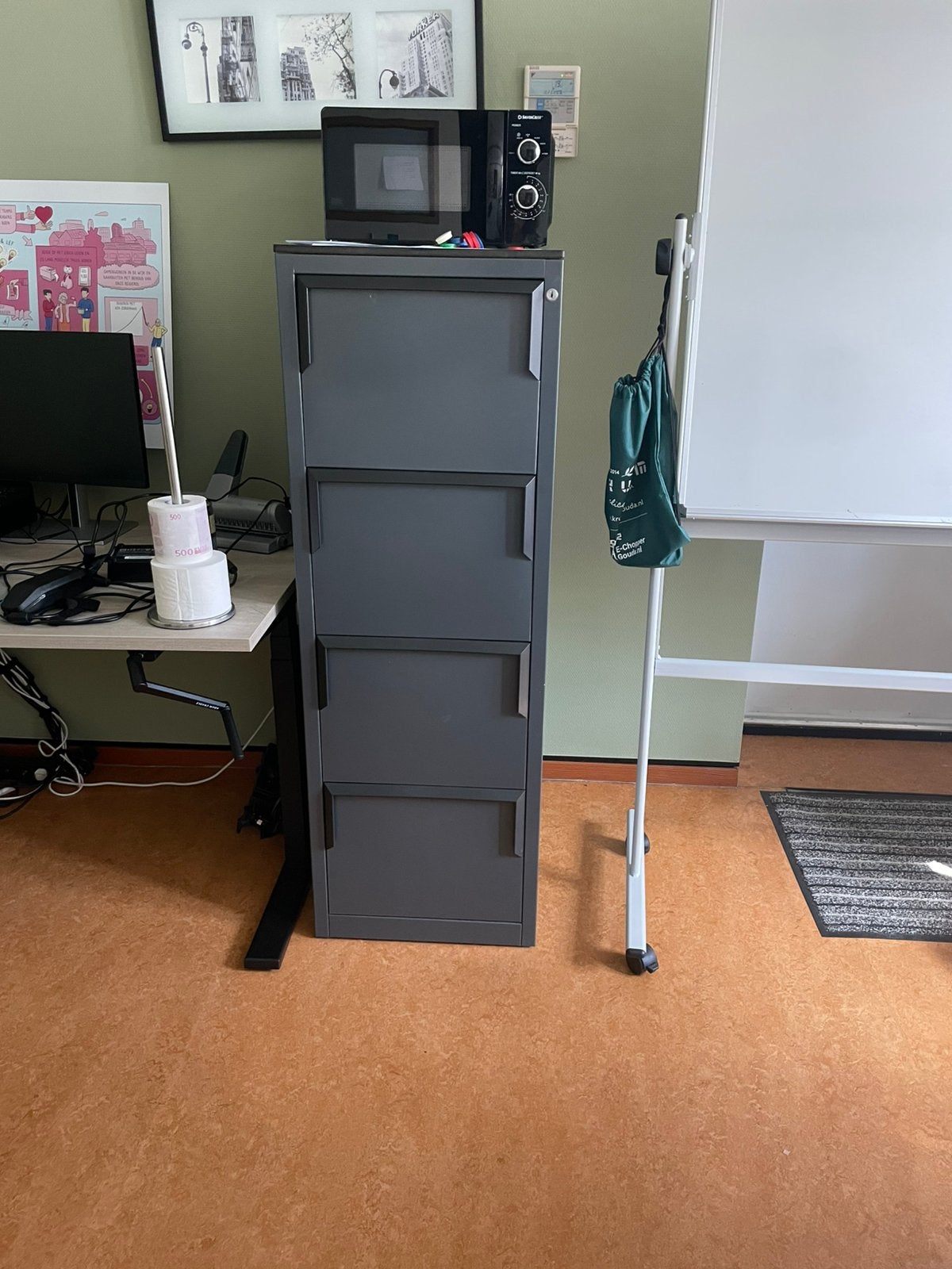 Dossierkast met slot, Zo goed als nieuw, Met slot, 25 tot 50 cm, 50 tot 100 cm