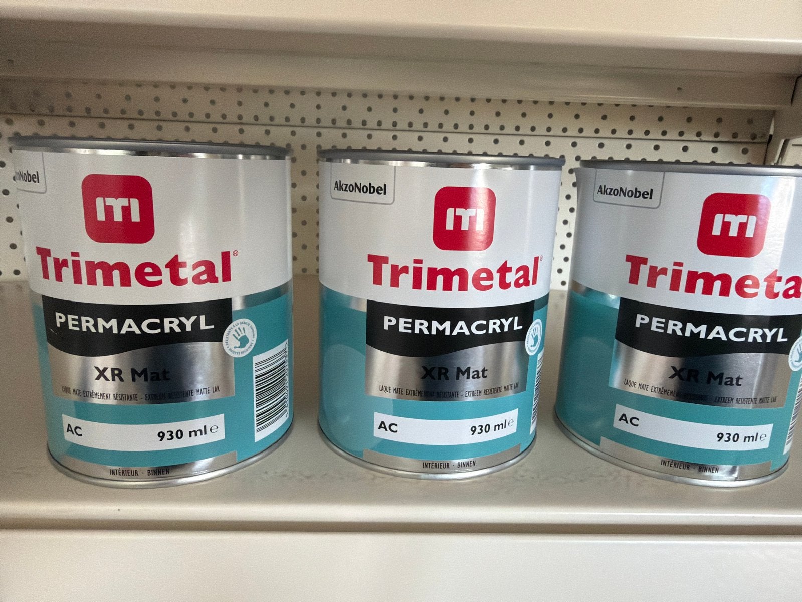 Uitverkoop: Trimetal Permacryl XR Mat watergedragen lak, Ophalen of Verzenden, Nieuw