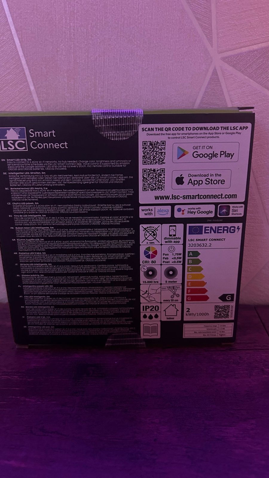 LSC Smart Connect LED Strip RGB/CCT/C 5m, Overige merken, Meerkleurig, Nieuw, Ophalen of Verzenden