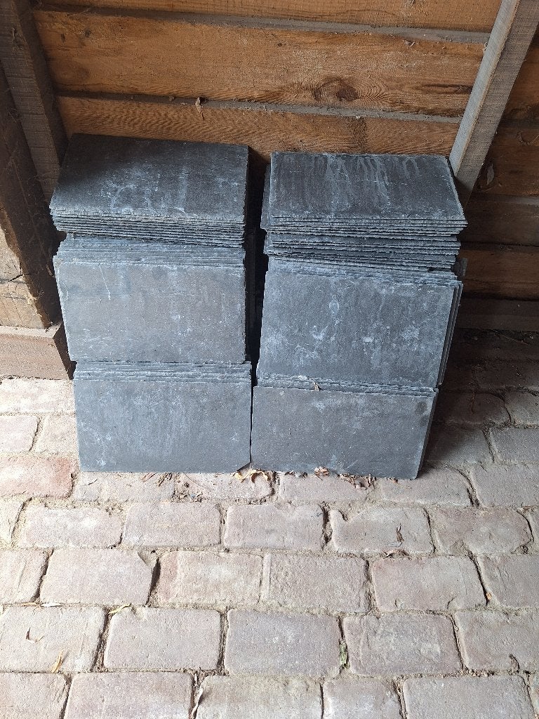 Daklei natuursteen antreciet, Ophalen, Overige materialen, Overige kleuren, Overige typen