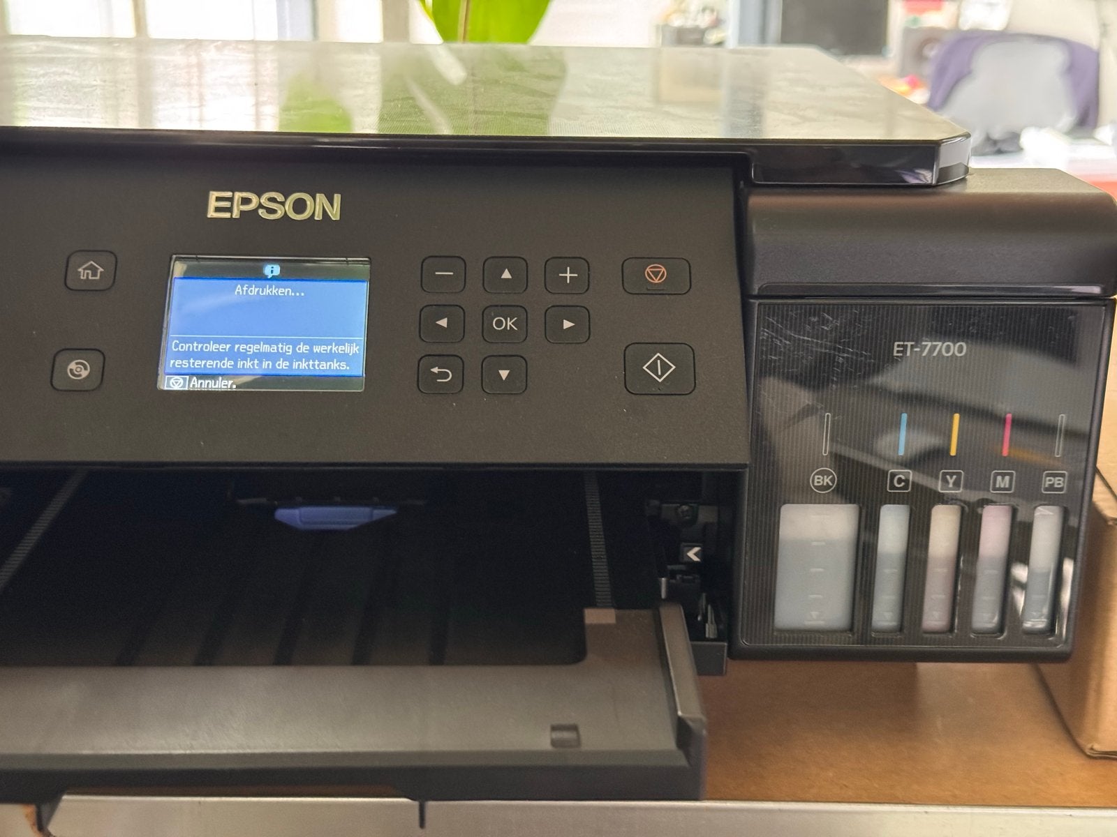 Epson ET-7700 EcoTank All-in-One Printer, Computers en Software, Printers, Gebruikt, All-in-one, Inkjetprinter, Kleur printen