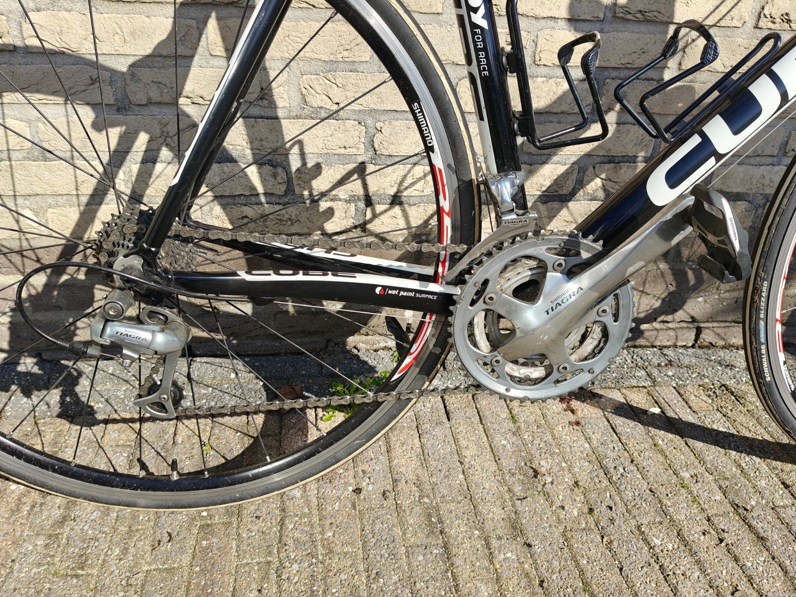 Cube Aerial 56cm Tiagra carbon voorvork, Gebruikt, Aluminium, Meer dan 20 versnellingen, 53 tot 57 cm