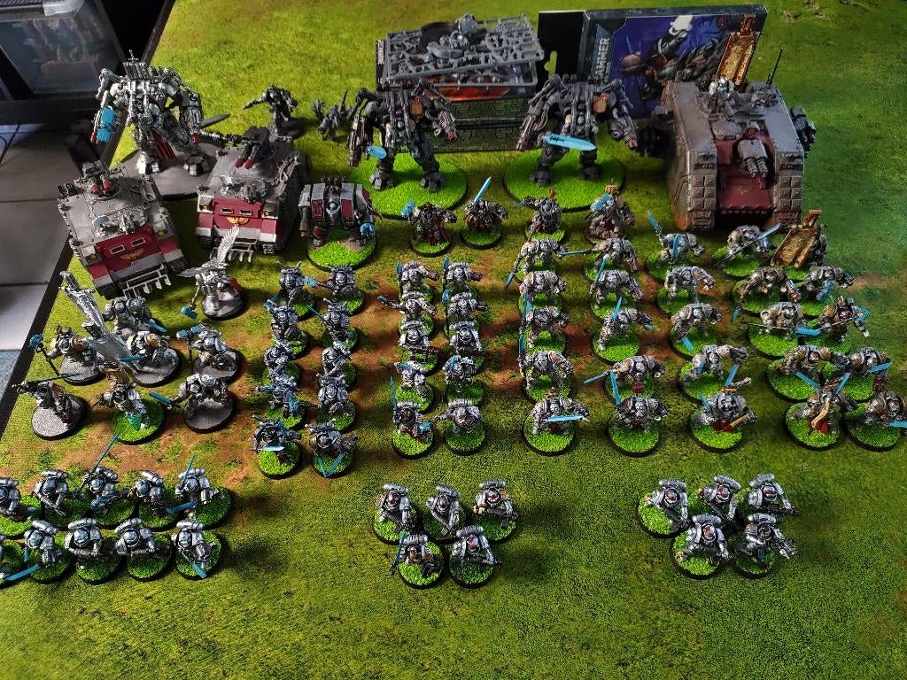 Grey Knights - 4365 punten, Ophalen, Gebruikt, Warhammer 40000, Geverfd