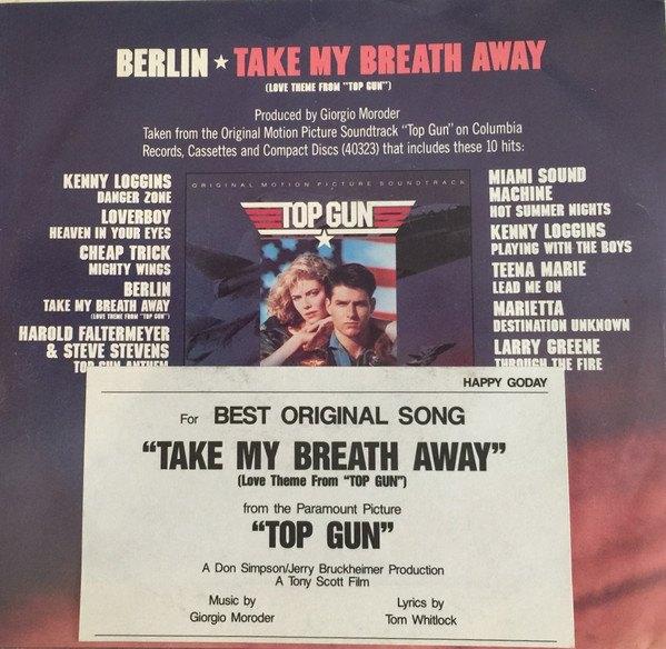 Berlin - take my breath away, Gebruikt, 7 inch, Single, Ophalen of Verzenden