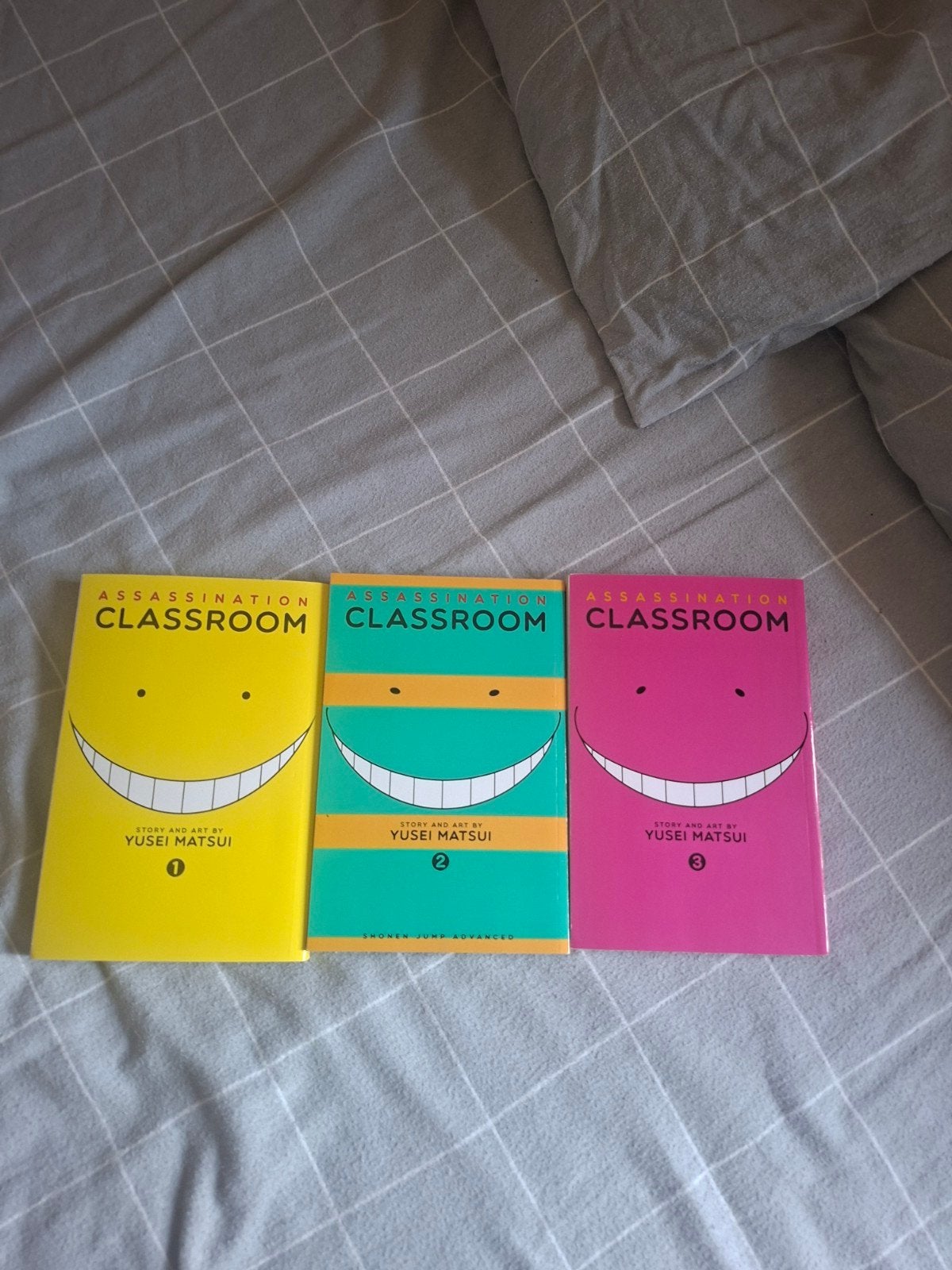 Assassination Classroom Manga Vol. 1, 2, 3 -used Matsui, Boeken, Meerdere stripboeken, Ophalen of Verzenden, Zo goed als nieuw