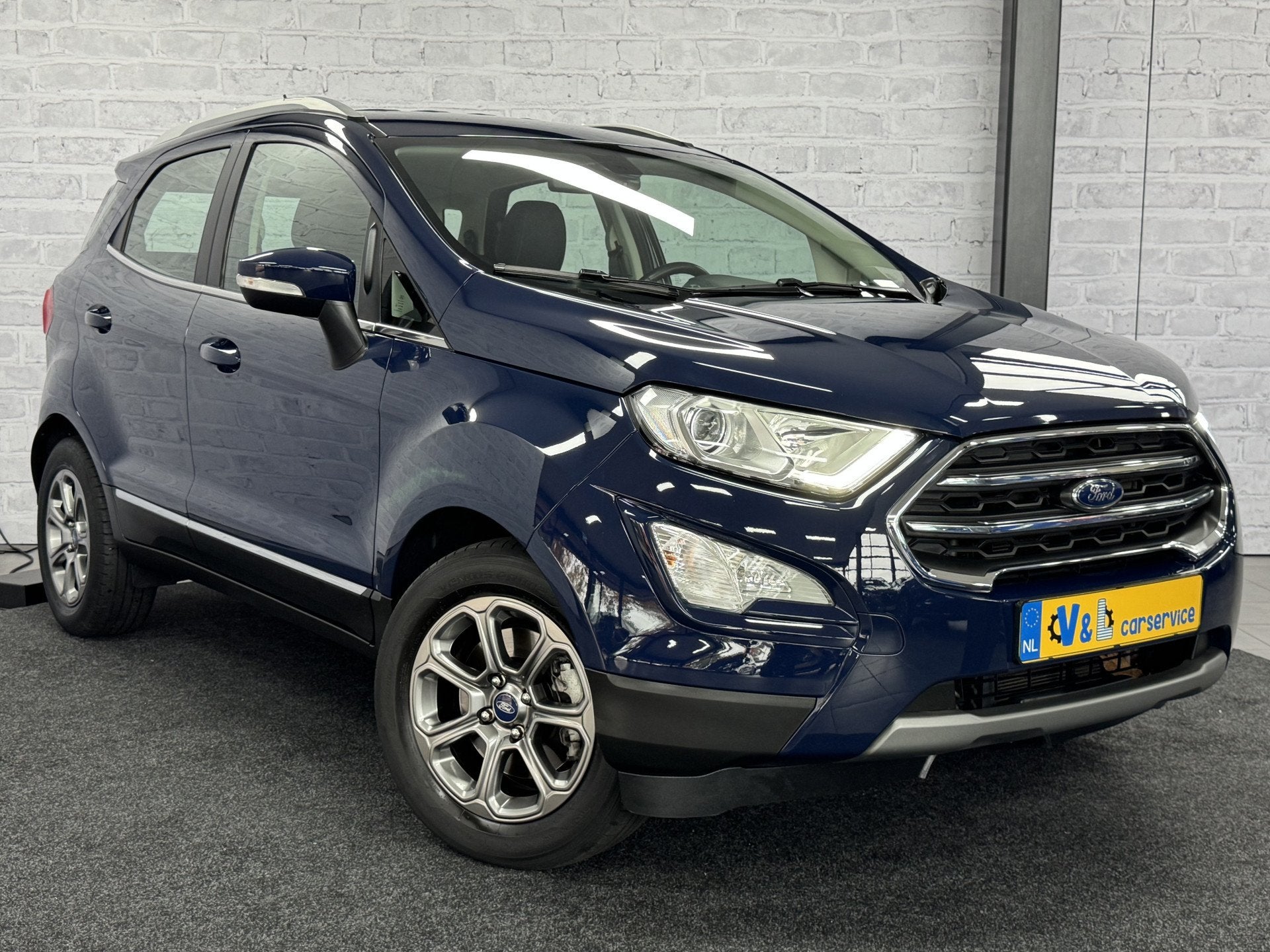 Ford EcoSport 1.0 EcoBoost Titanium Trekhaak Camera Cruise C, Auto's, Voorwielaandrijving, Stof, Gebruikt, Ecosport