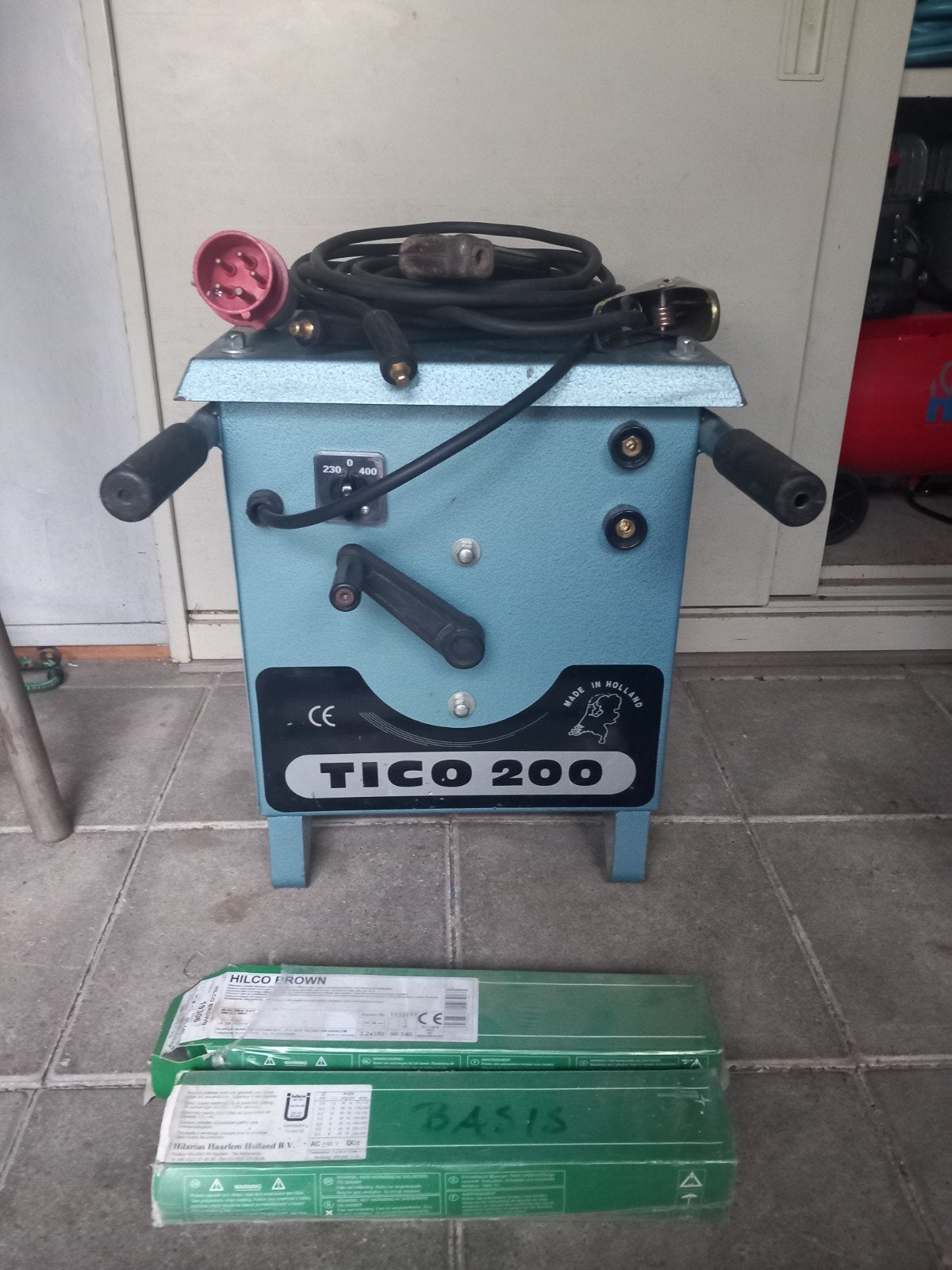 TICO 200 Profi lasapparaat laskar lastrafo elektrode narvik, Ophalen, Zo goed als nieuw, 150 tot 250 ampère, Elektroden