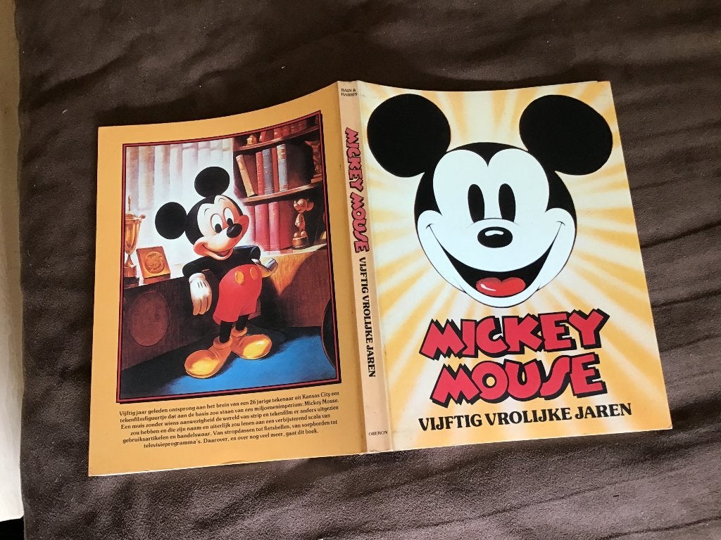 Mickey Mouse:vijftig vrolijke jaren, Verzamelen, Ophalen of Verzenden, Mickey Mouse, Zo goed als nieuw, Overige typen