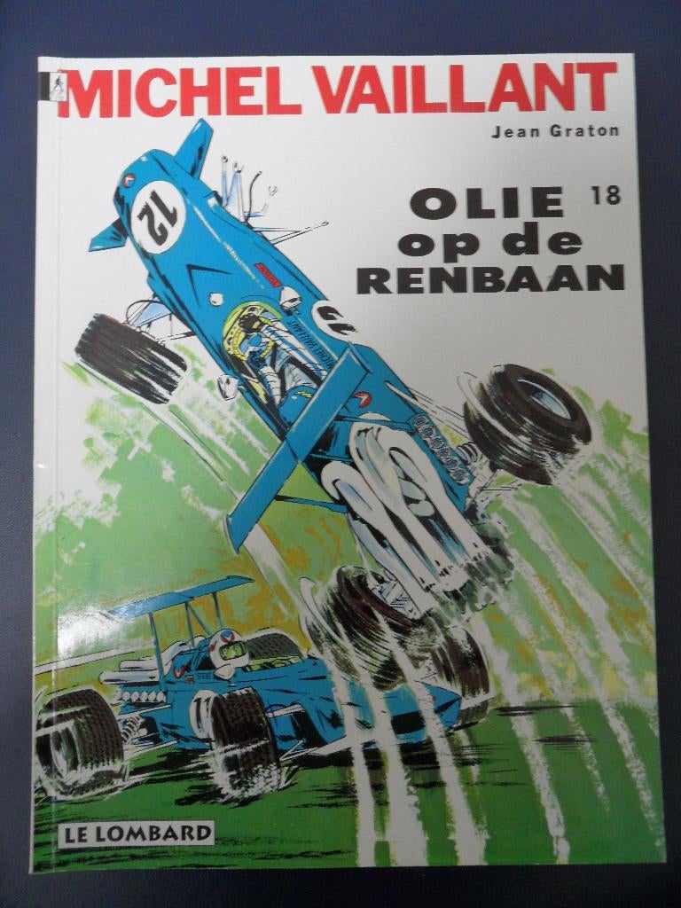 Michel Vaillant. Nr 18. Olie op de renbaan. 1994, Eén stripboek, Ophalen of Verzenden, Zo goed als nieuw