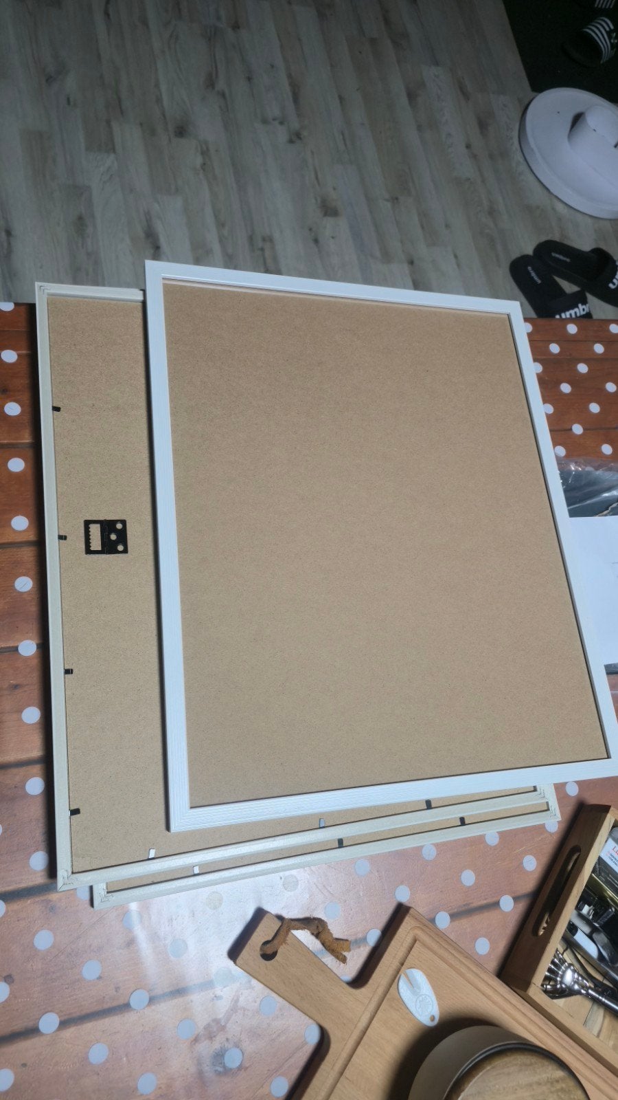 Witte fotolijsten 40 x 50 cm, Ophalen of Verzenden, Zo goed als nieuw, Fotolijst, Wit