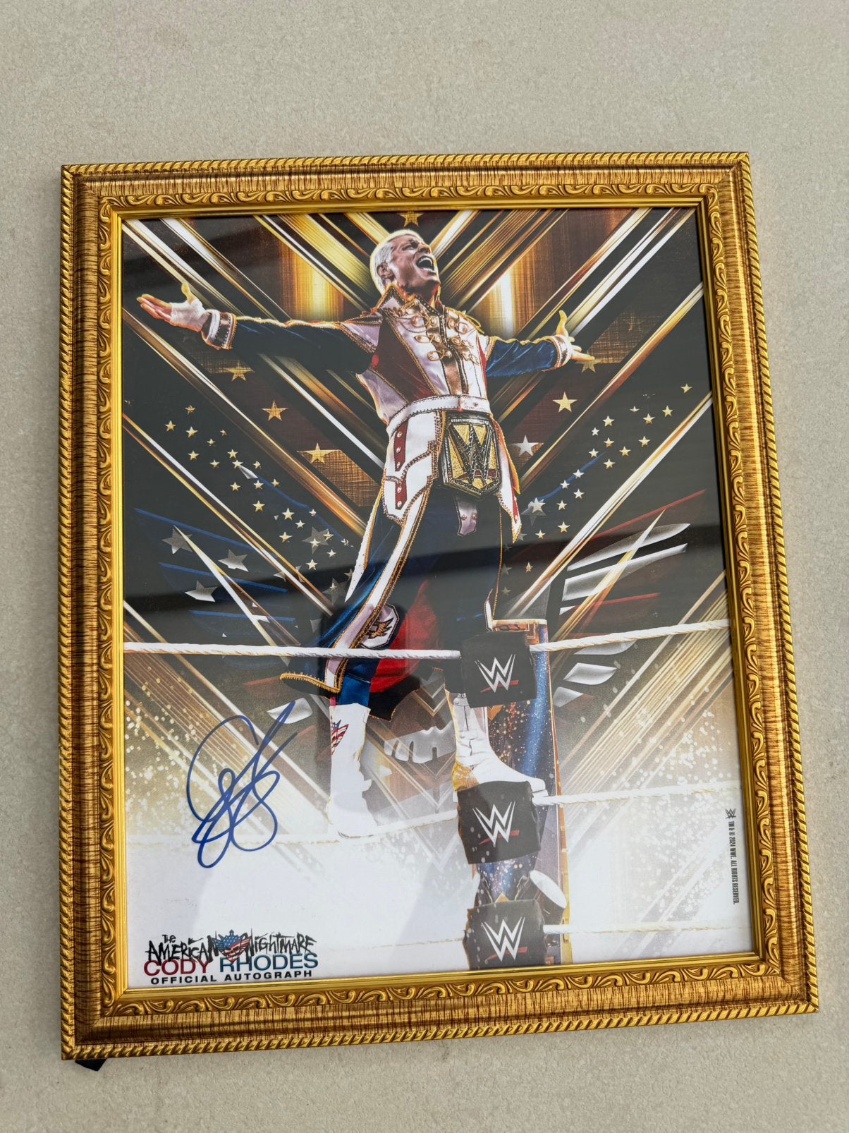 Wwe Cody Rhodes gesigneerde foto, Ophalen, Nieuw, Buitenlandse clubs, Shirt