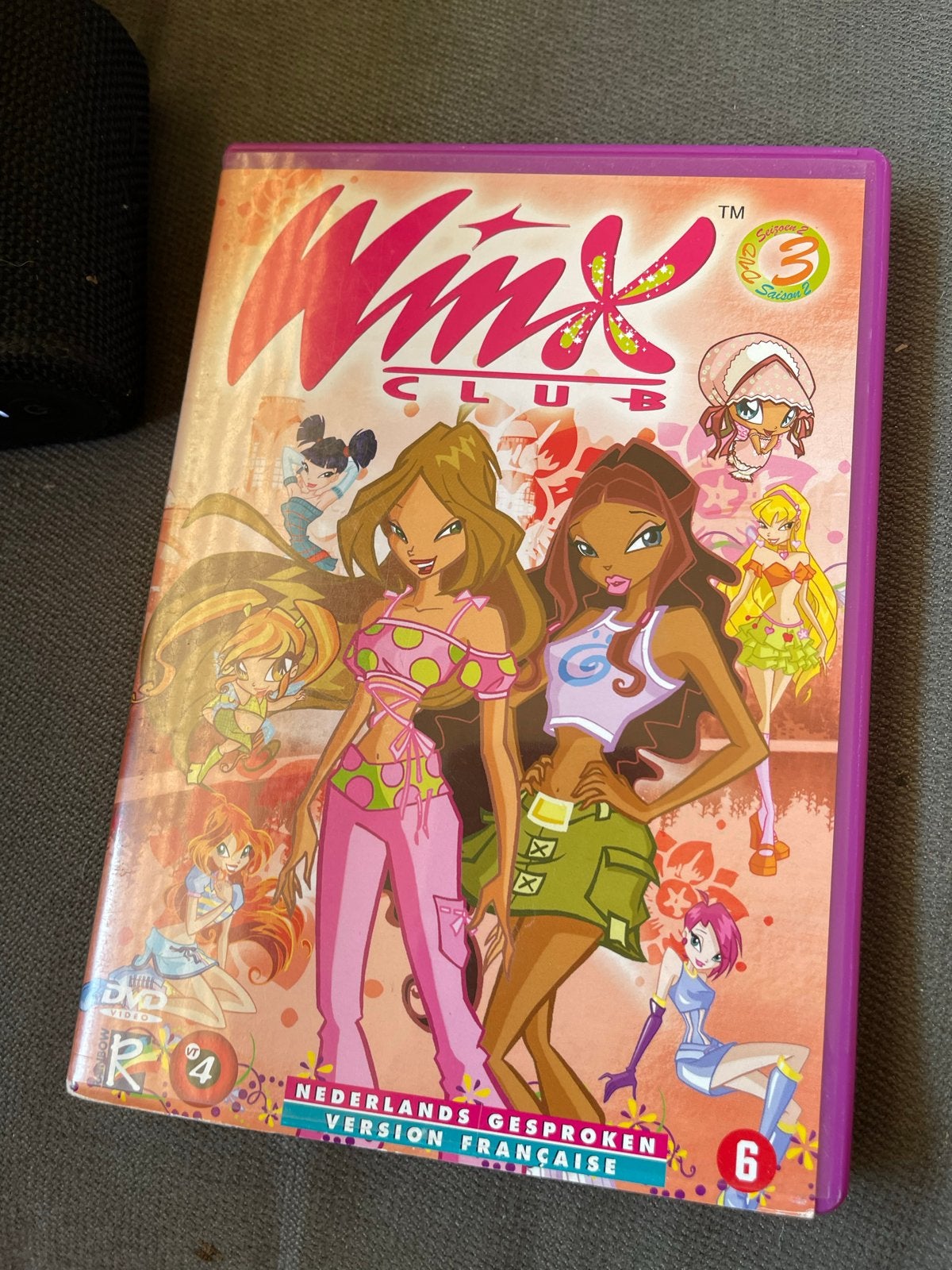 Winx Club - deel  3 DVD - Nederlands Gesproken, Cd's en Dvd's, Gebruikt, Animatie, Tv-serie, Vanaf 6 jaar