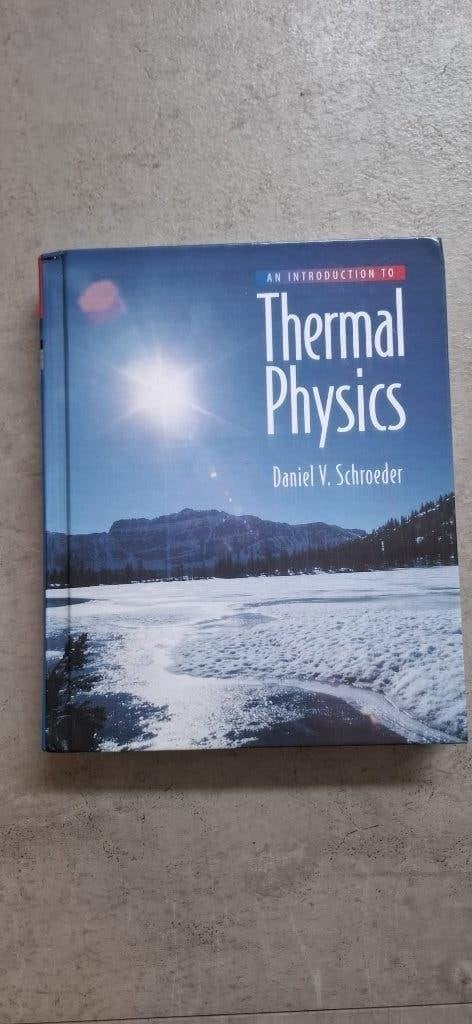 An Introduction to Thermal Physics, Daniel V. Schroeder, Ophalen of Verzenden, Beta, WO