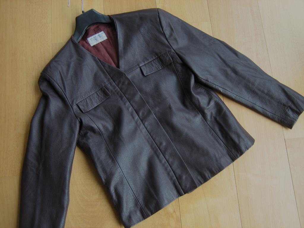 Exclusief aubergine leren jasje van ESPELLE 38-40 snazzeys, Maat 38/40 (M), Verzenden, Paars, Nieuw