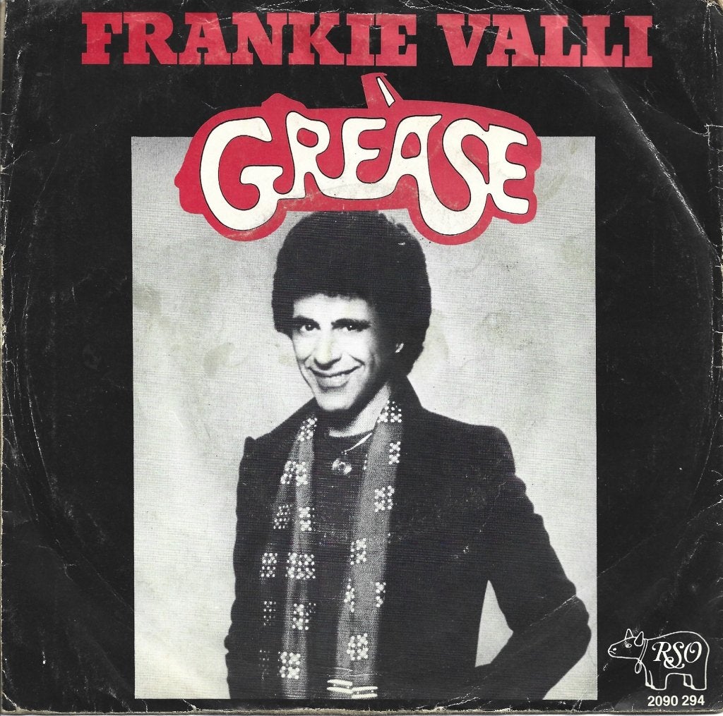 Frankie Valli: Grease / Grease instrumental (Barry Gibb song, Gebruikt, 7 inch, Ophalen of Verzenden, Fotohoes