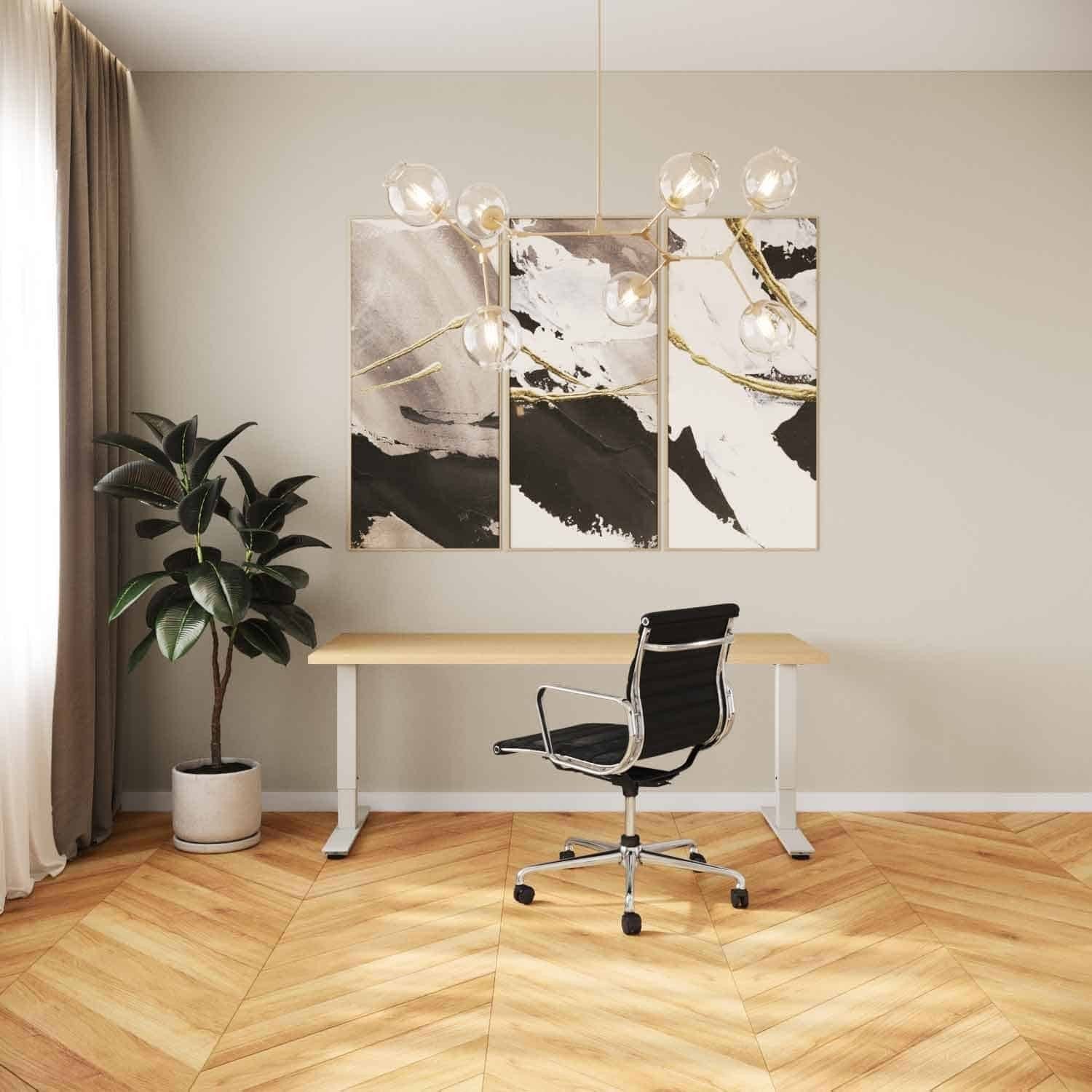 Luxe bureau van Elswout meubels formaat 190 x 90 cm, 90 cm, 190 cm, Metaal, Ophalen of Verzenden