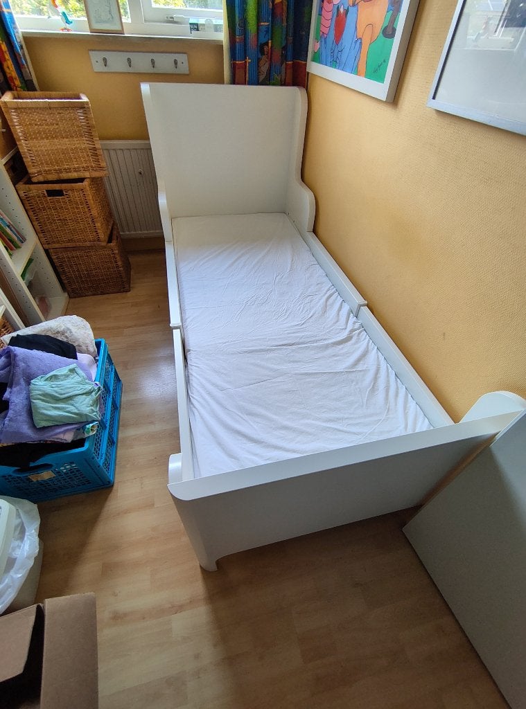 Ikea Busunge uitschuifbed, 85 tot 100 cm, Gebruikt, 180 cm of meer, Ophalen