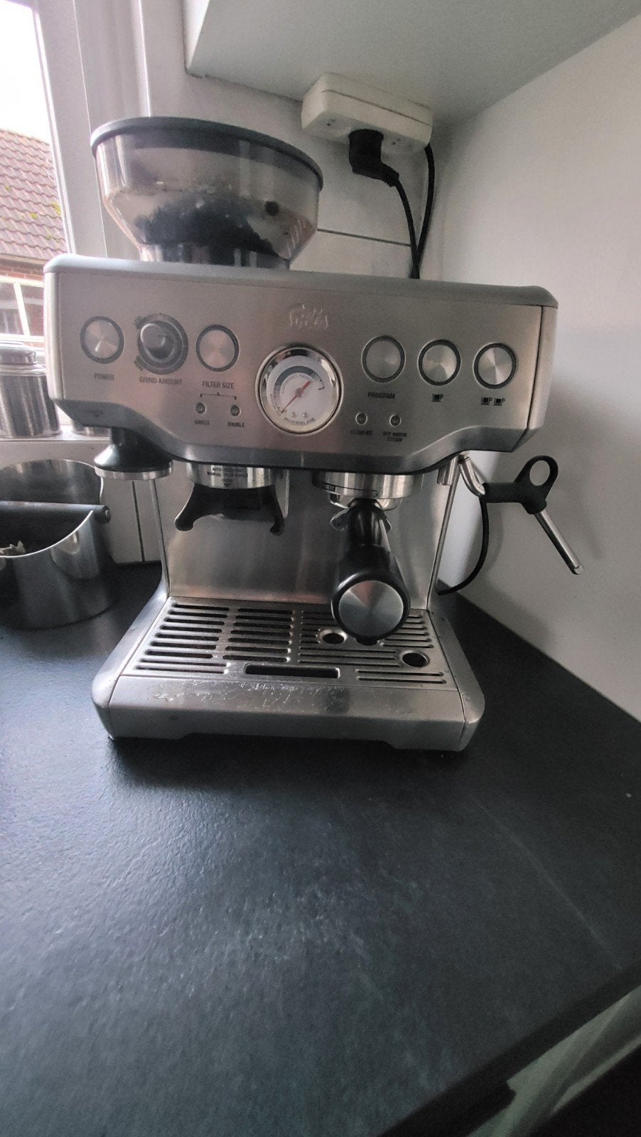 Solis koffiemachine, Gebruikt, Espresso apparaat, Koffiebonen, 2 tot 4 kopjes