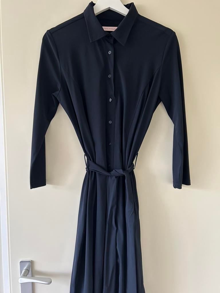 Studio Anneloes jurkje maat s midi lengte blauw, Blauw, Ophalen of Verzenden, Zo goed als nieuw, Maat 36 (S)