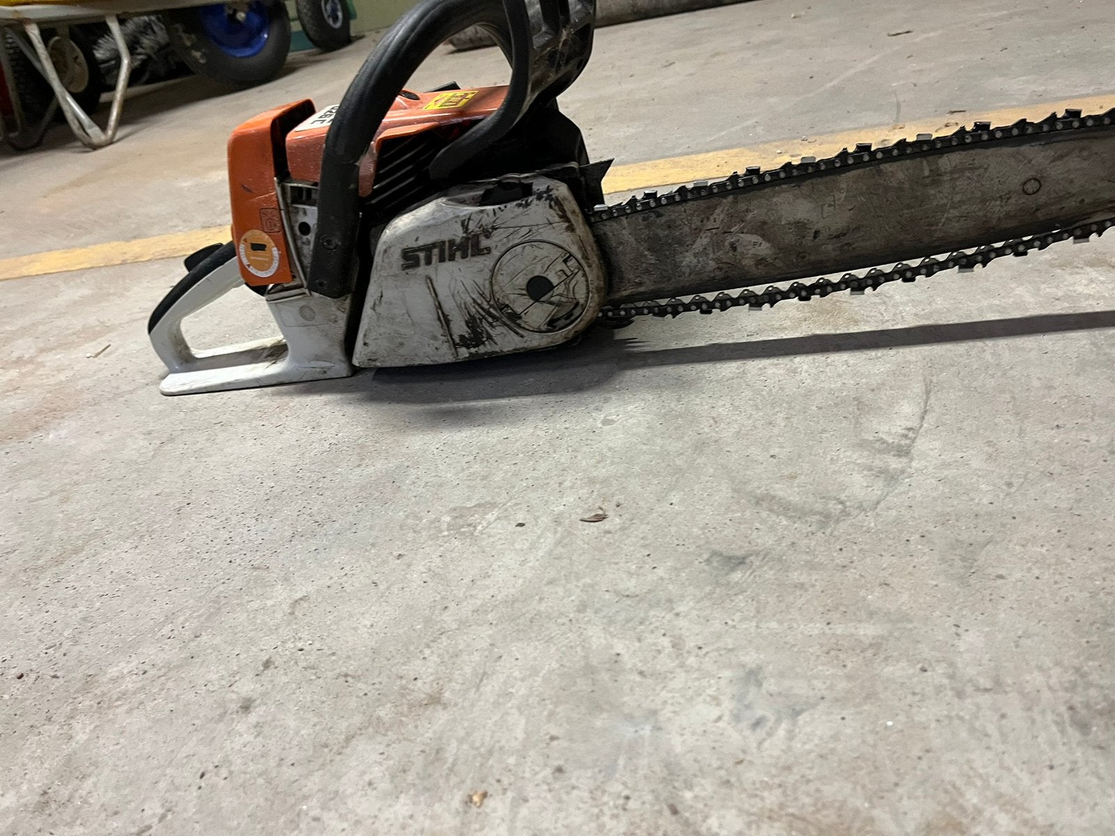 Stihl 020C Kettingzaag - Gebruikt maar krachtig, Ophalen, Gebruikt, 70 mm of meer, Kettingzaag