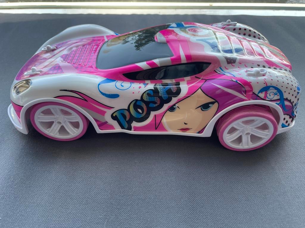 Bestuurbare roze speelgoedauto met 'Posh' design, Ophalen, Zo goed als nieuw, Afstandsbediening