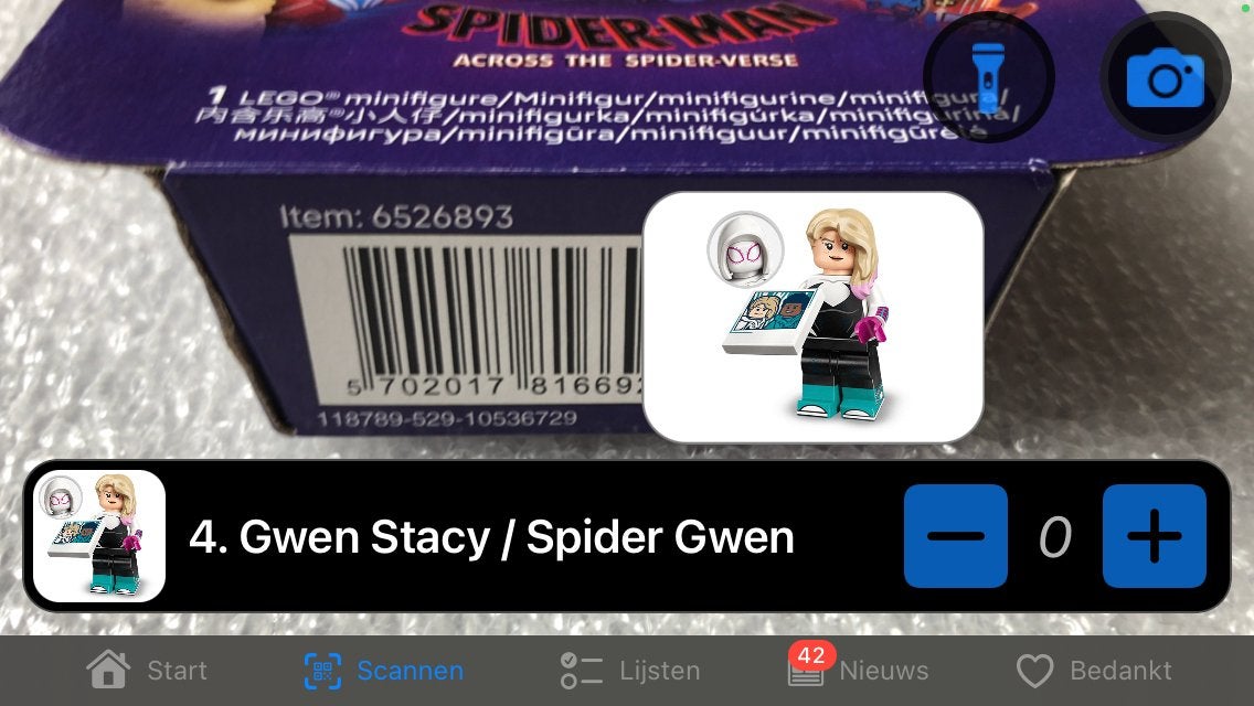 LEGO® Minifiguren 71050 - Gwen Stacy / Spider-Gwen *Nieuw*, Lego, Nieuw, Ophalen of Verzenden, Minifiguren serie
