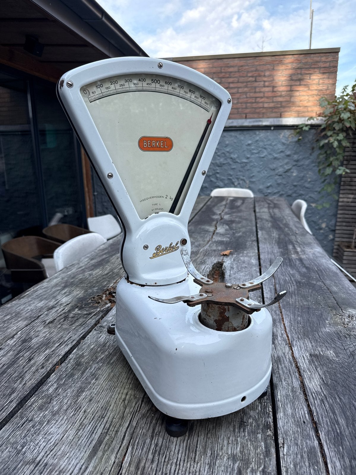 Antieke Berkel weegschaal - Decoratief object uit 1951, Ophalen