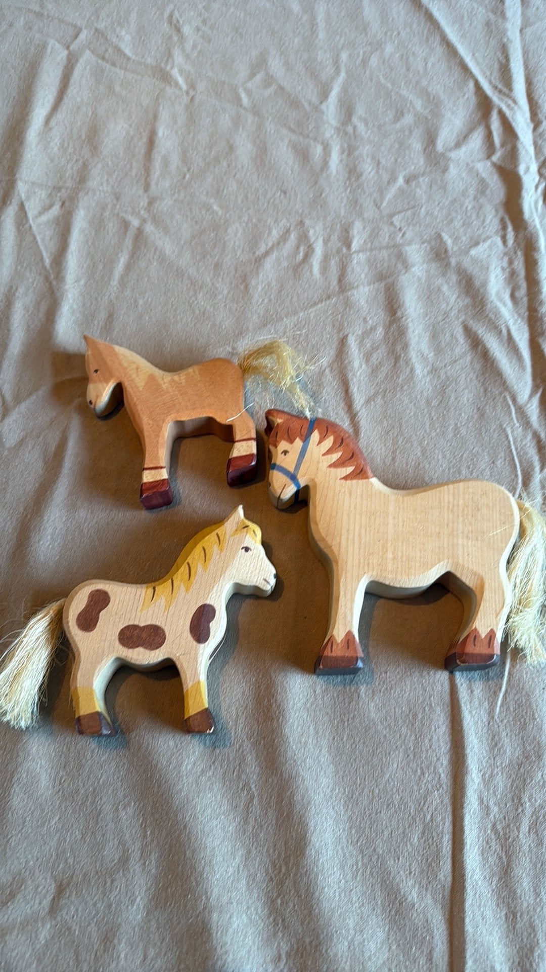 Holztiger paarden, Kinderen en Baby's, Speelgoed | Houten speelgoed, Ophalen of Verzenden, Gebruikt