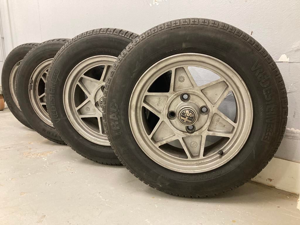 Stil - Auto aluminium klassieke Alfa Romeo velgen, Ophalen, 14 inch, Velg(en), 185 mm