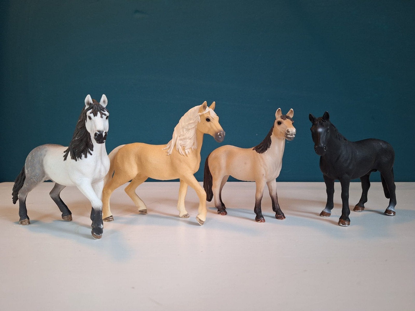 4 Schleich paarden - Per stuk of samen te koop, Ophalen, Gebruikt