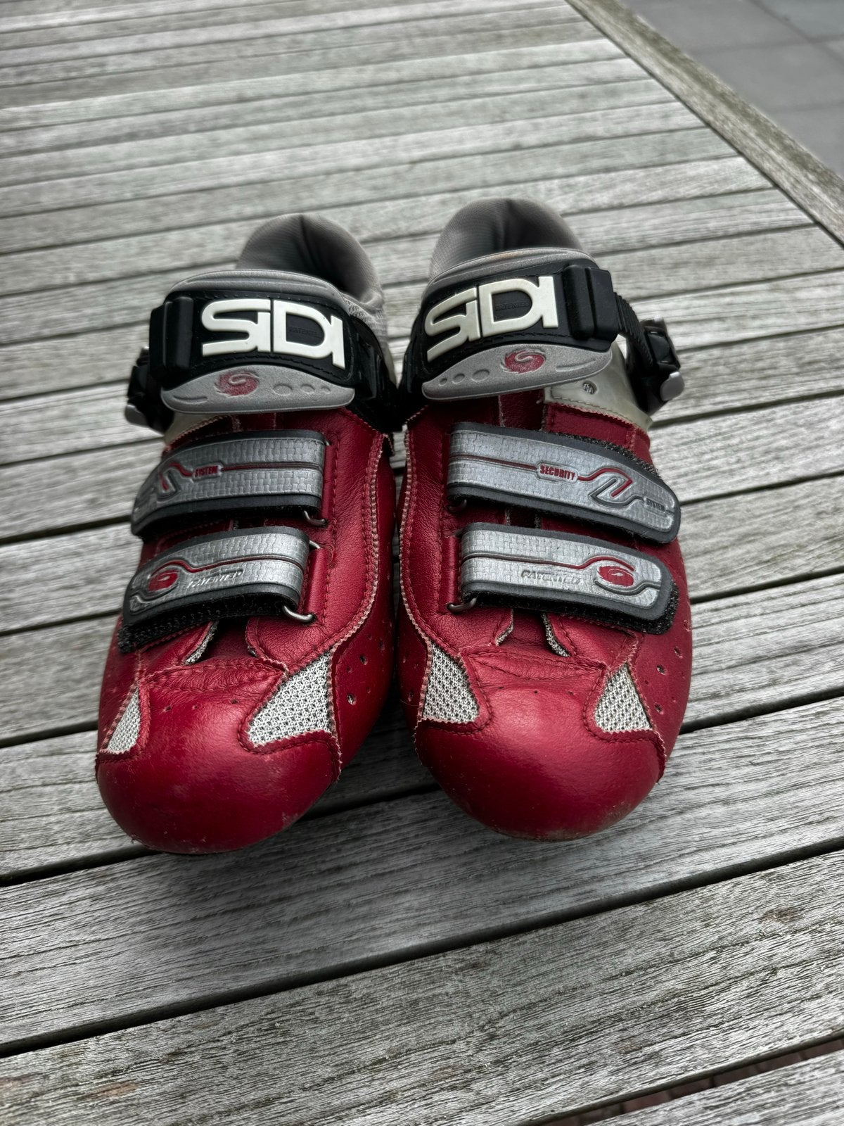 Sidi fietsschoenen - Maat 41 - Rood, Ophalen of Verzenden, Gebruikt, Kleding