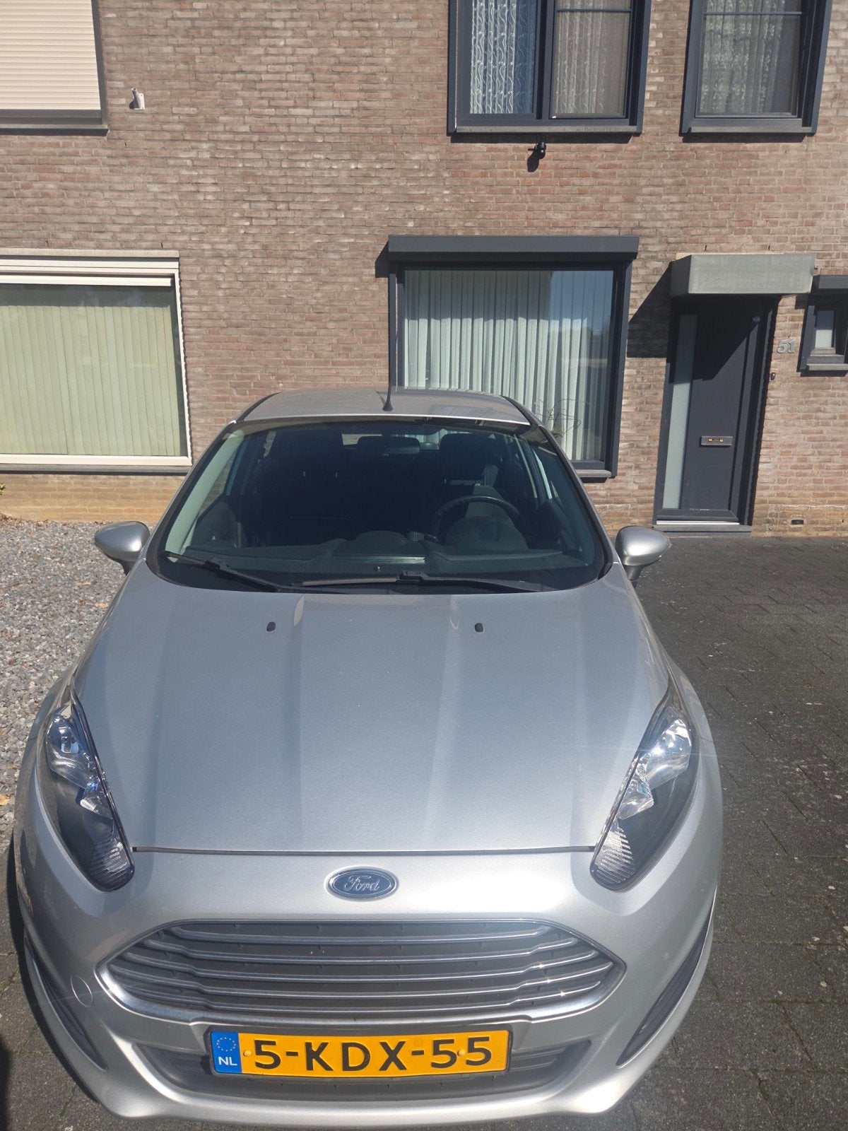 Ford Fiësta 1.0 48KW/65PK 5D 2013 Grijs, Auto's, Stof, 40 €/maand, 525 kg, 23 km/l