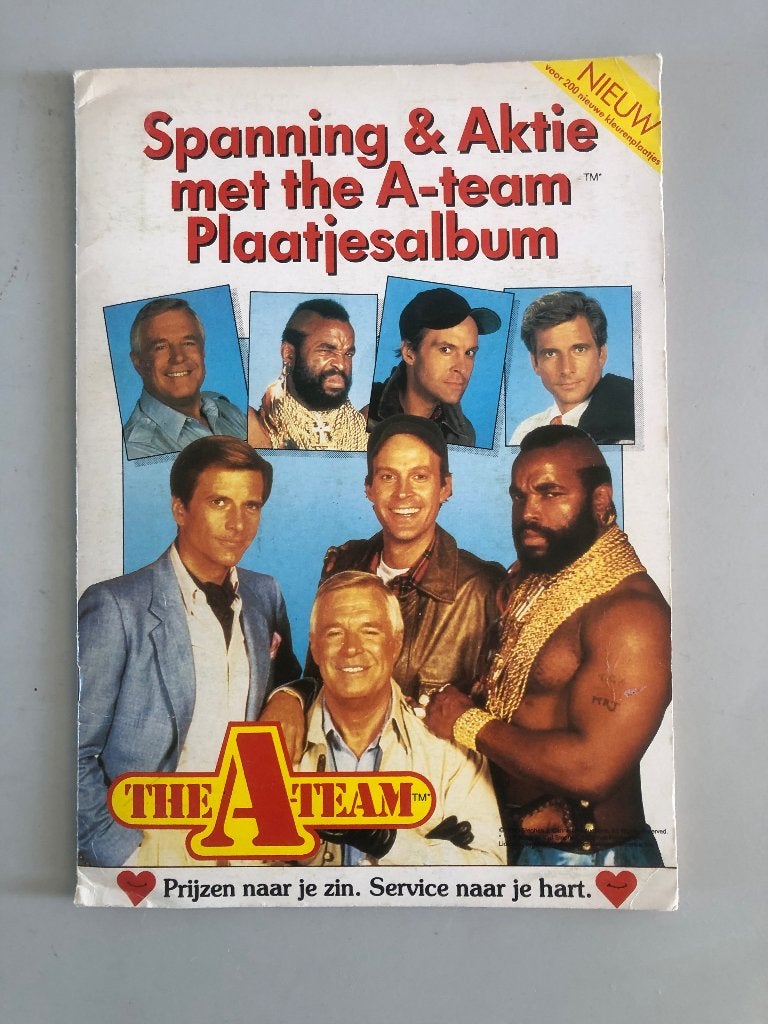 The A-team, Plaatjesalbum, A team, verzamelplaatjes, Ophalen of Verzenden, Gebruikt, Plaatje
