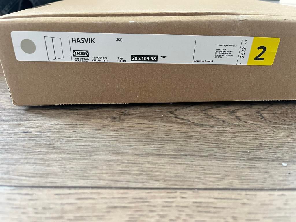 Nieuw Hasvik Ikea rolsysteem - 2 stuks, Nieuw, Minder dan 25 cm, Metaal, 150 tot 200 cm