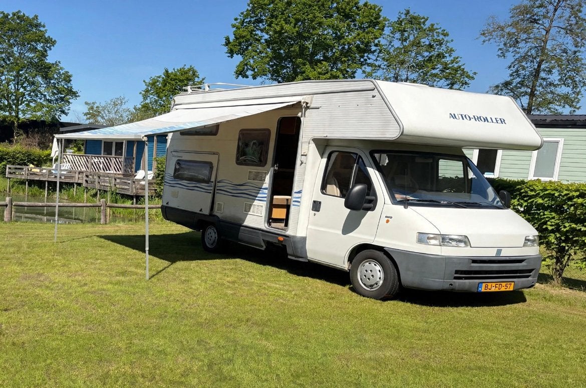 Fiat Ducato camper, Chemisch toilet, Alkoof, Fiat, Treinzit