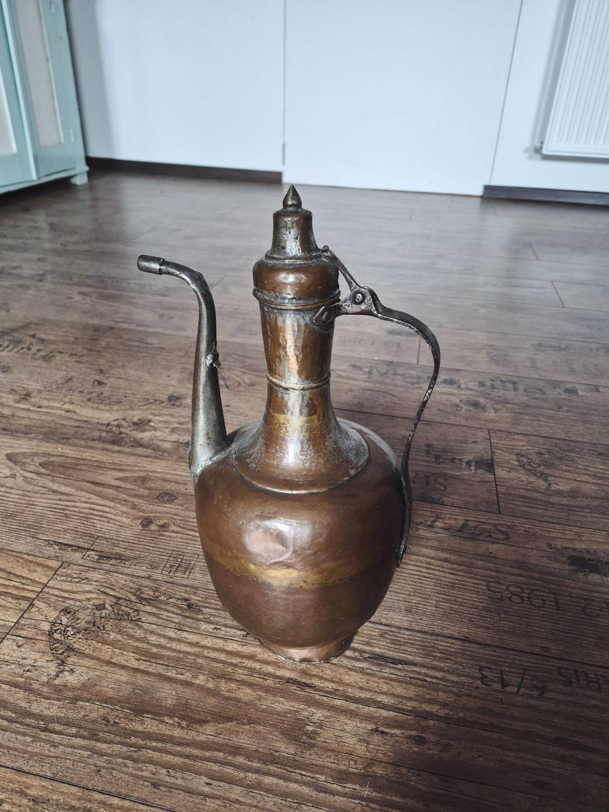 Vintage Koperen koffiepot, Antiek en Kunst, Ophalen, Koper