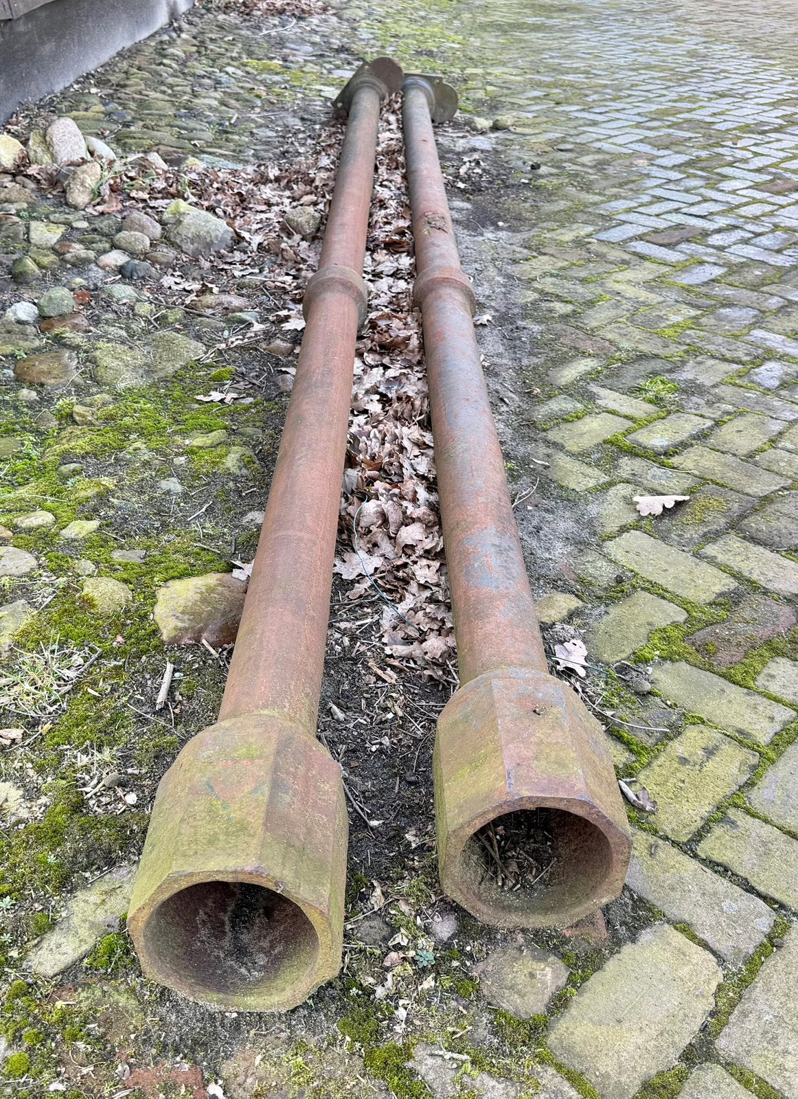 Zuilen gietijzeren 370cm, Ophalen of Verzenden