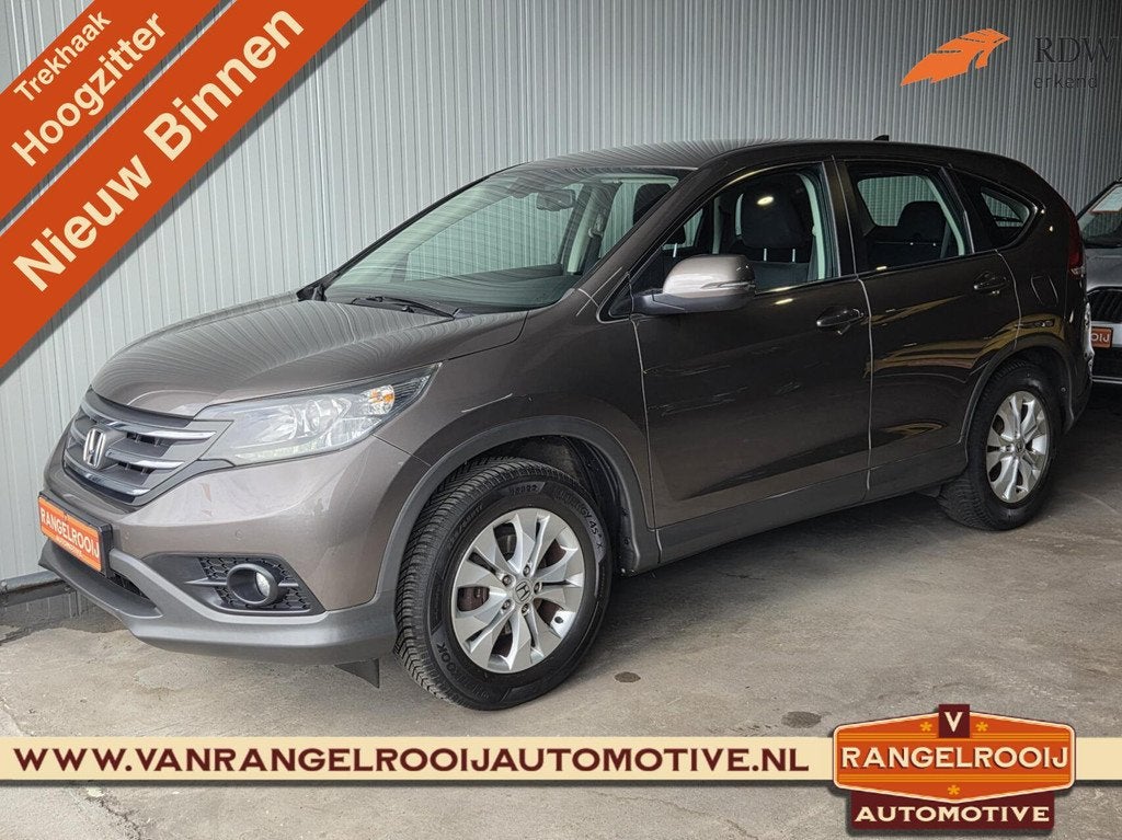 Honda CR-V 2.0 AWD Elegance, trekhaak (1700kg), clima, cruis, Auto's, Honda, Euro 5, Gebruikt, 4 cilinders, Bruin